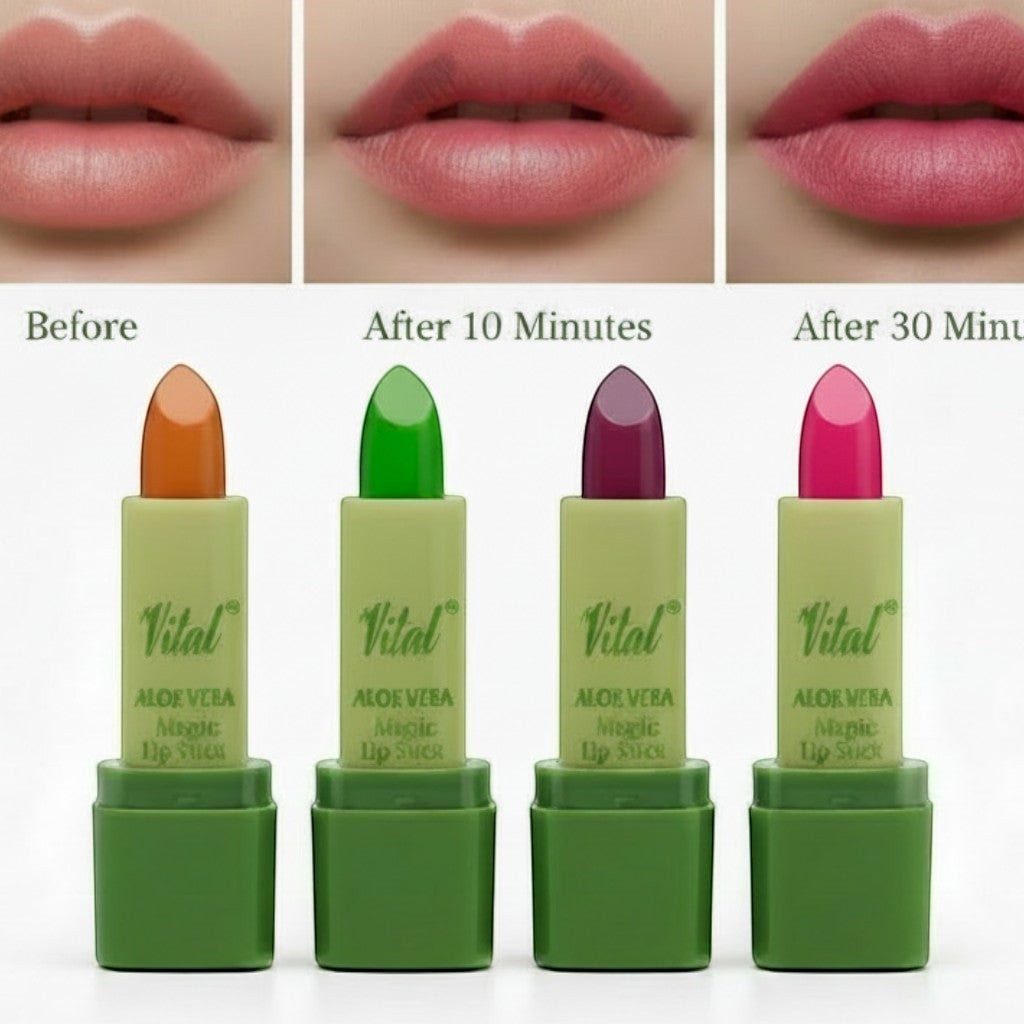 Aloe Vera Magic Lipstick Orange