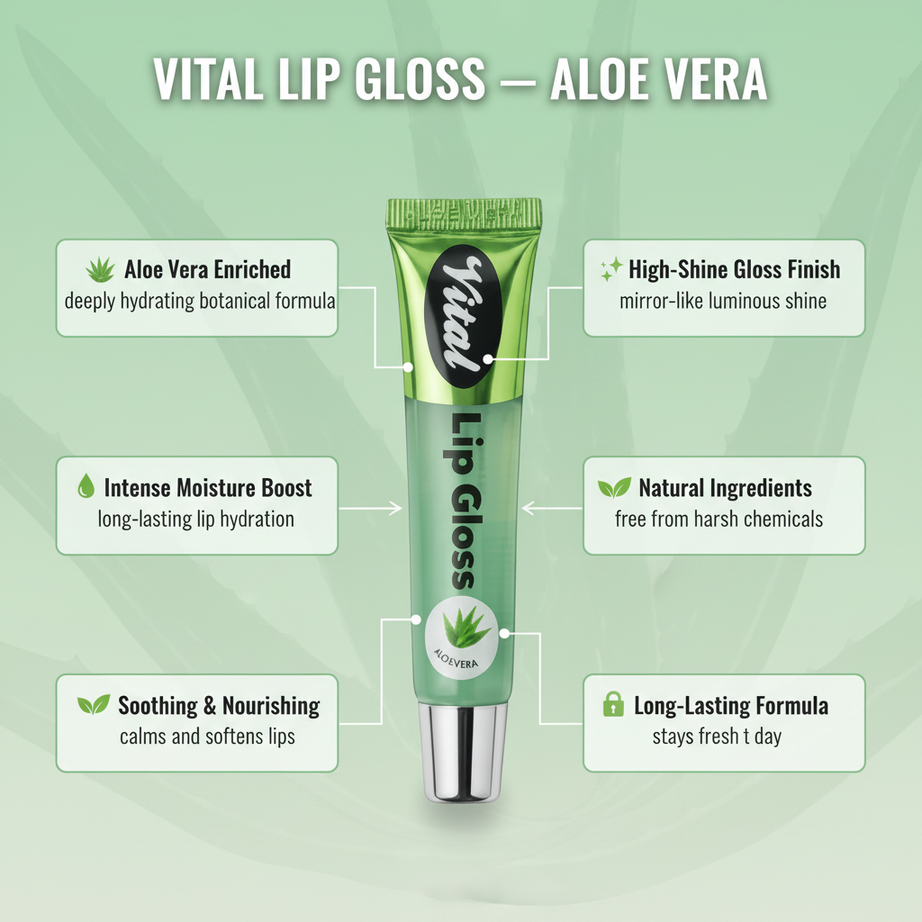 Lip Gloss Aloe Vera