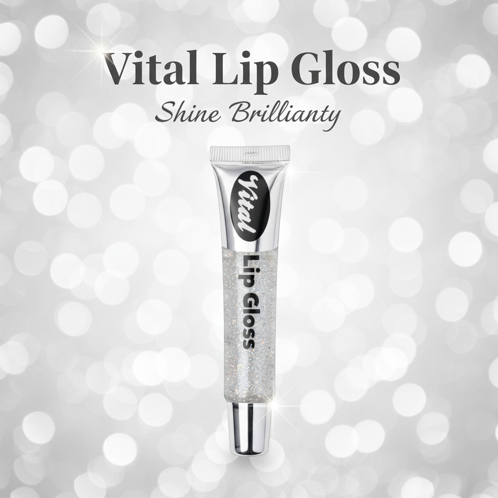 Lip Gloss Clear Glitter