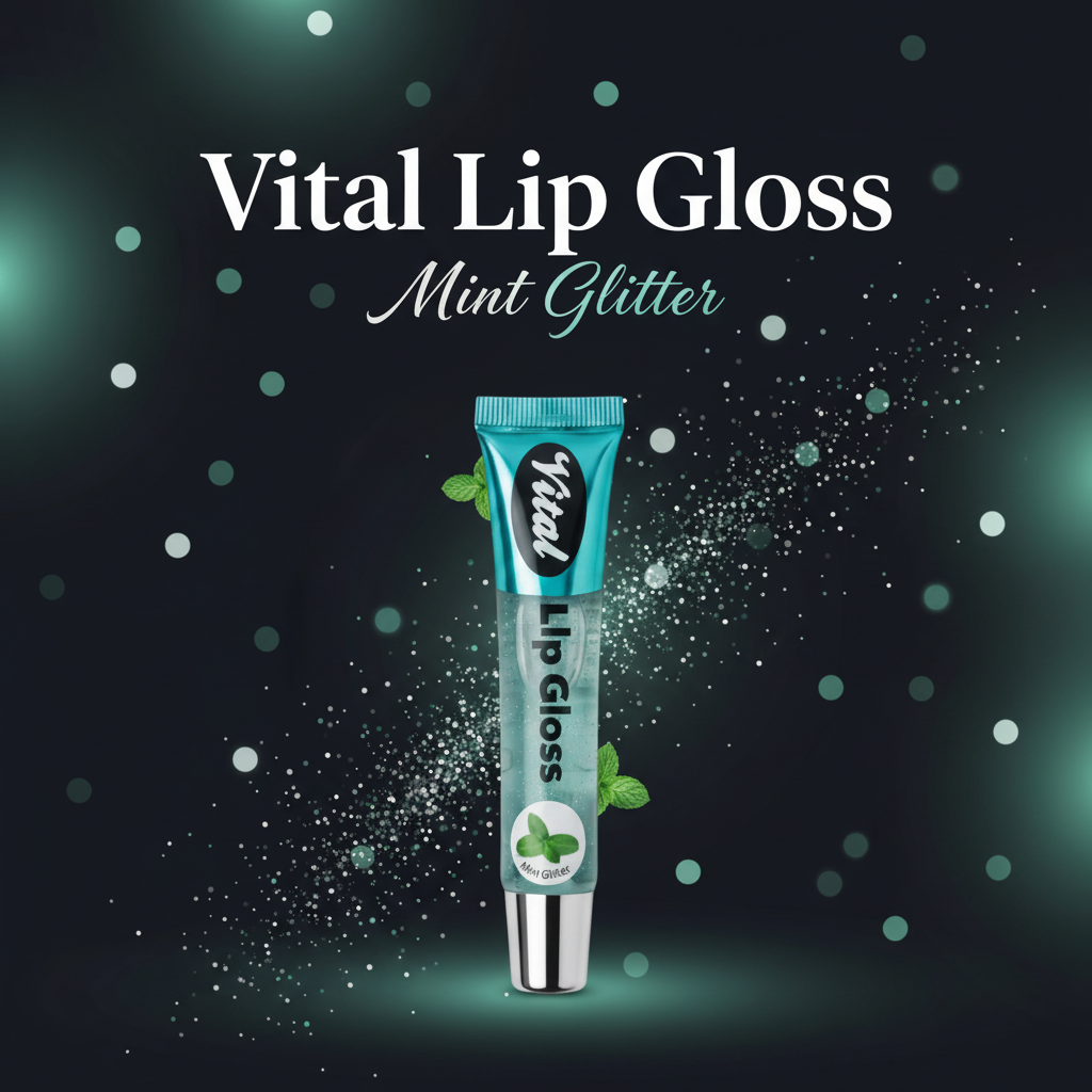 Lip Gloss Mint Glitter