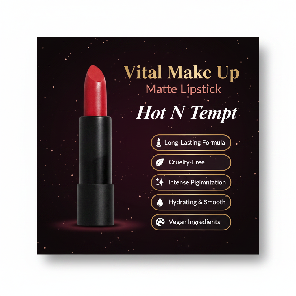 Matte Lipstick Hot N Tempt