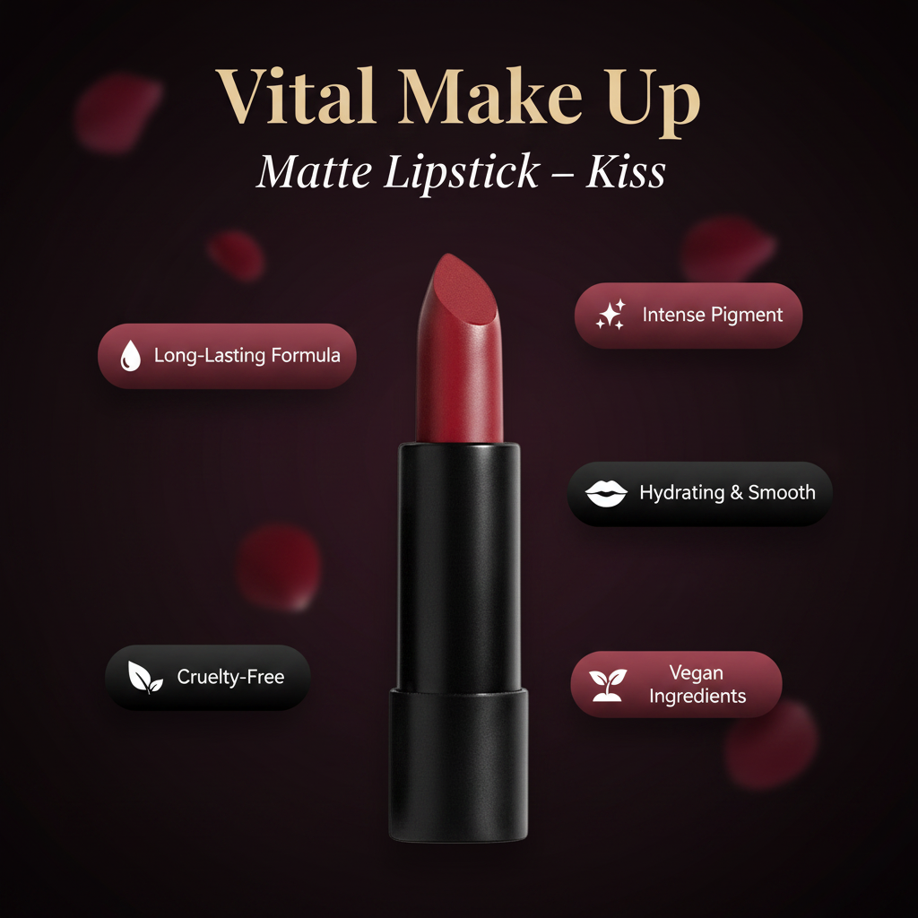 Matte Lipstick Kiss