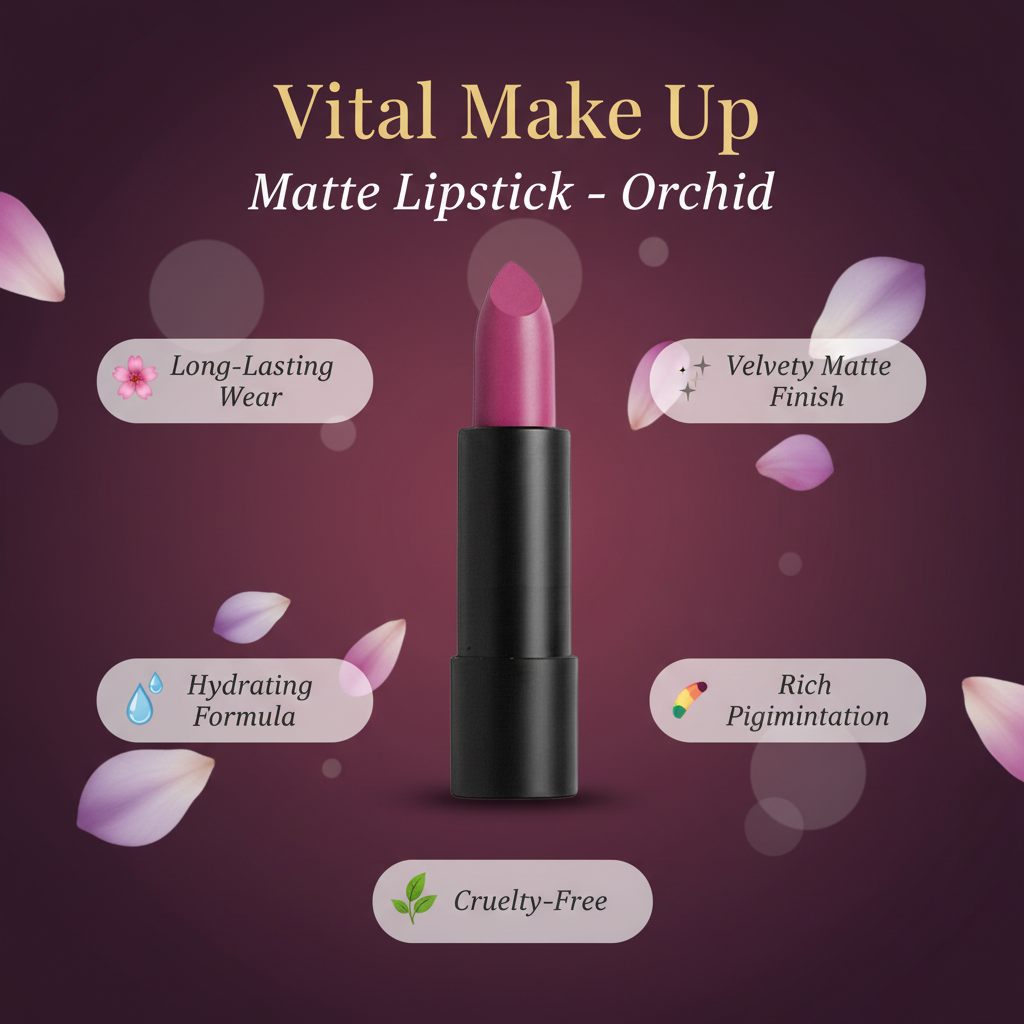 Matte Lipstick Orchid