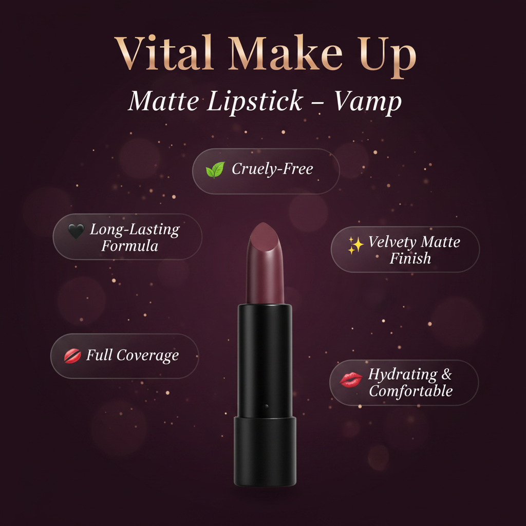 Matte Lipstick Vamp