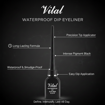 Dip Eyeliner Waterproof Black