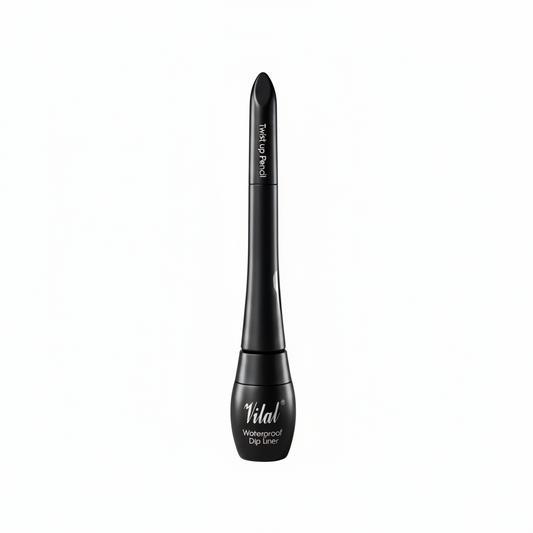 Vital Make Up 2IN1 Dip It Eyeliner & Twist-Up Pencil Black 