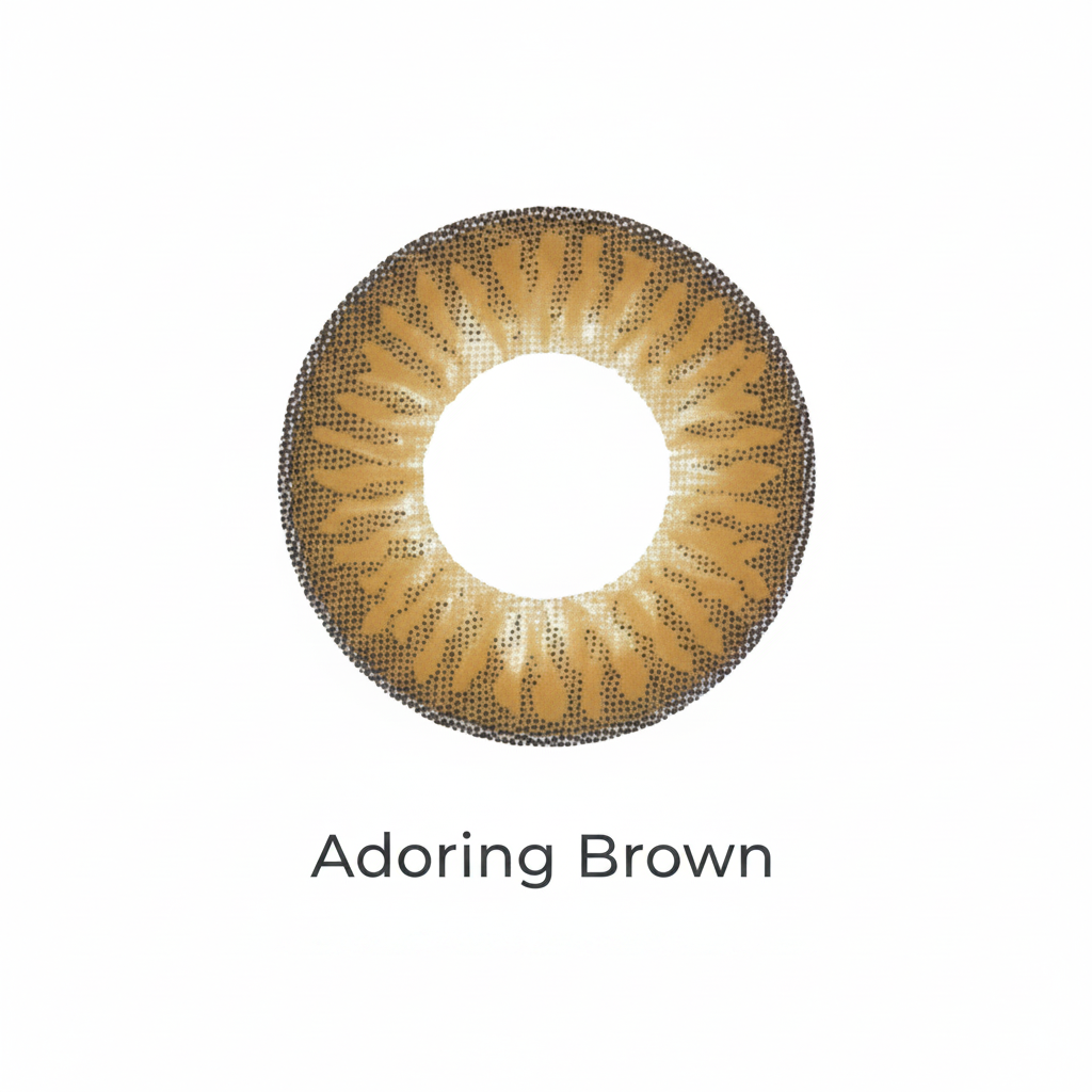 Adoring Brown 3 Tone Contact Lens
