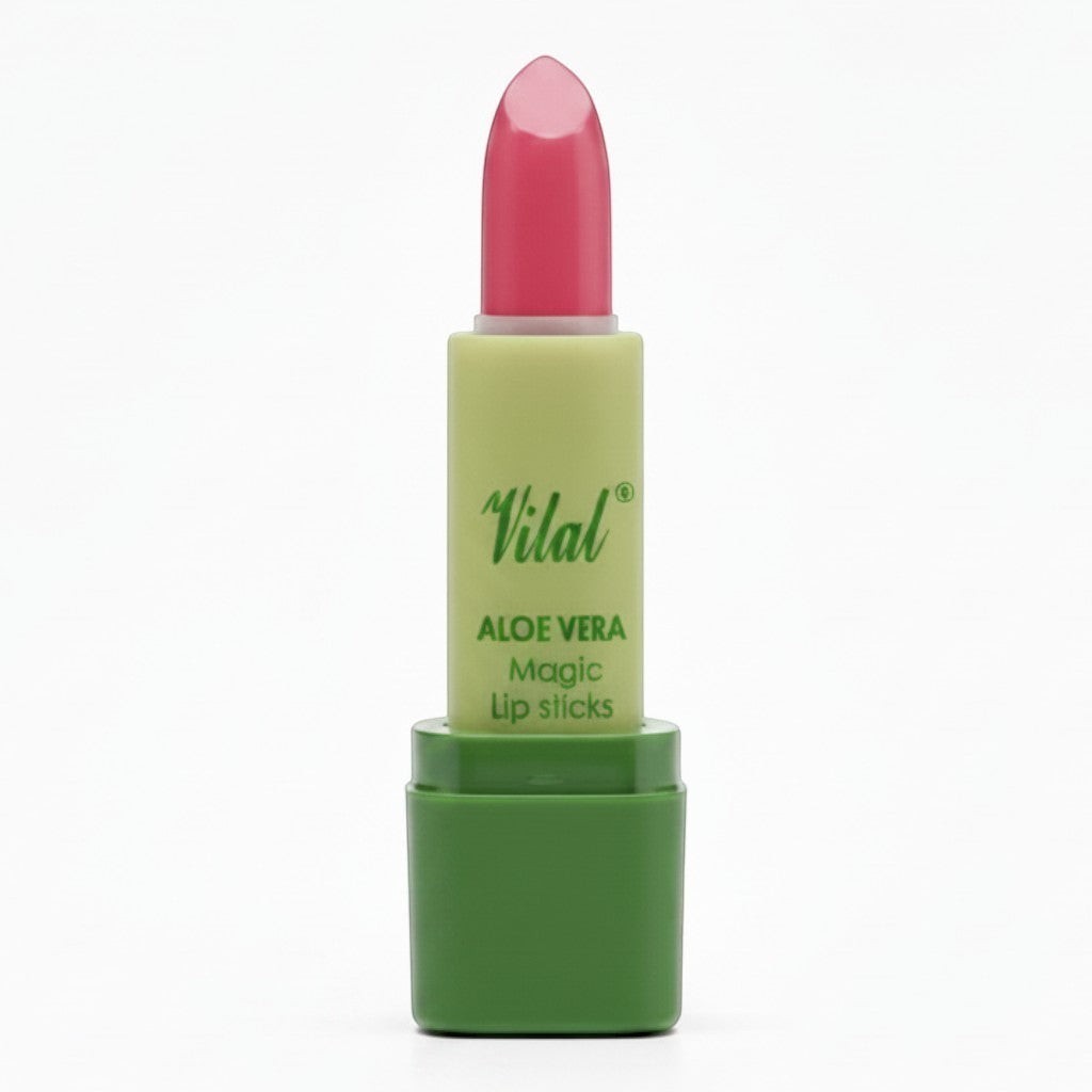 Aloe Vera Magic Lipstick Pink