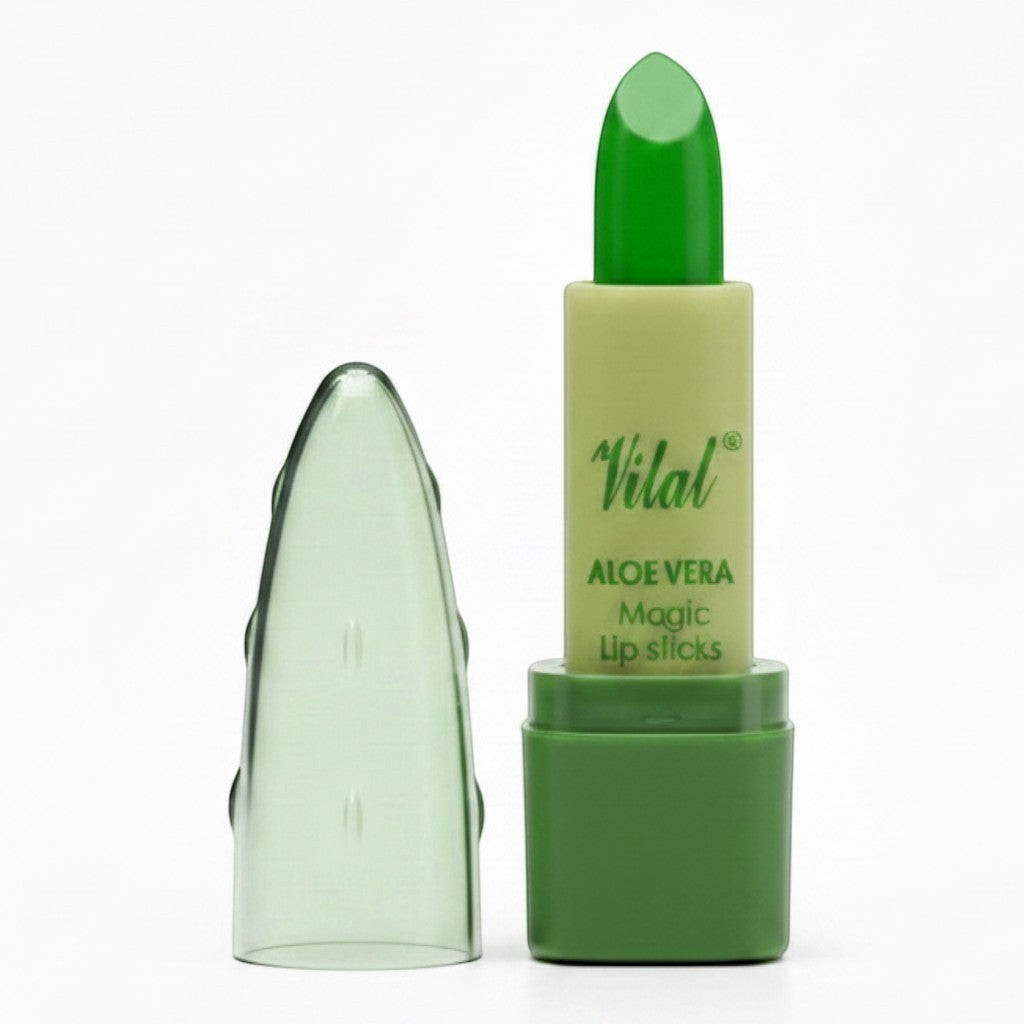 Aloe Vera Magic Lipstick Green