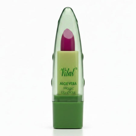 Aloe Vera Magic Lipstick Purple