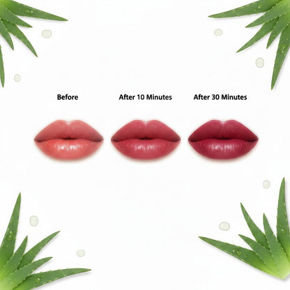 Aloe Vera Magic Lipstick Purple