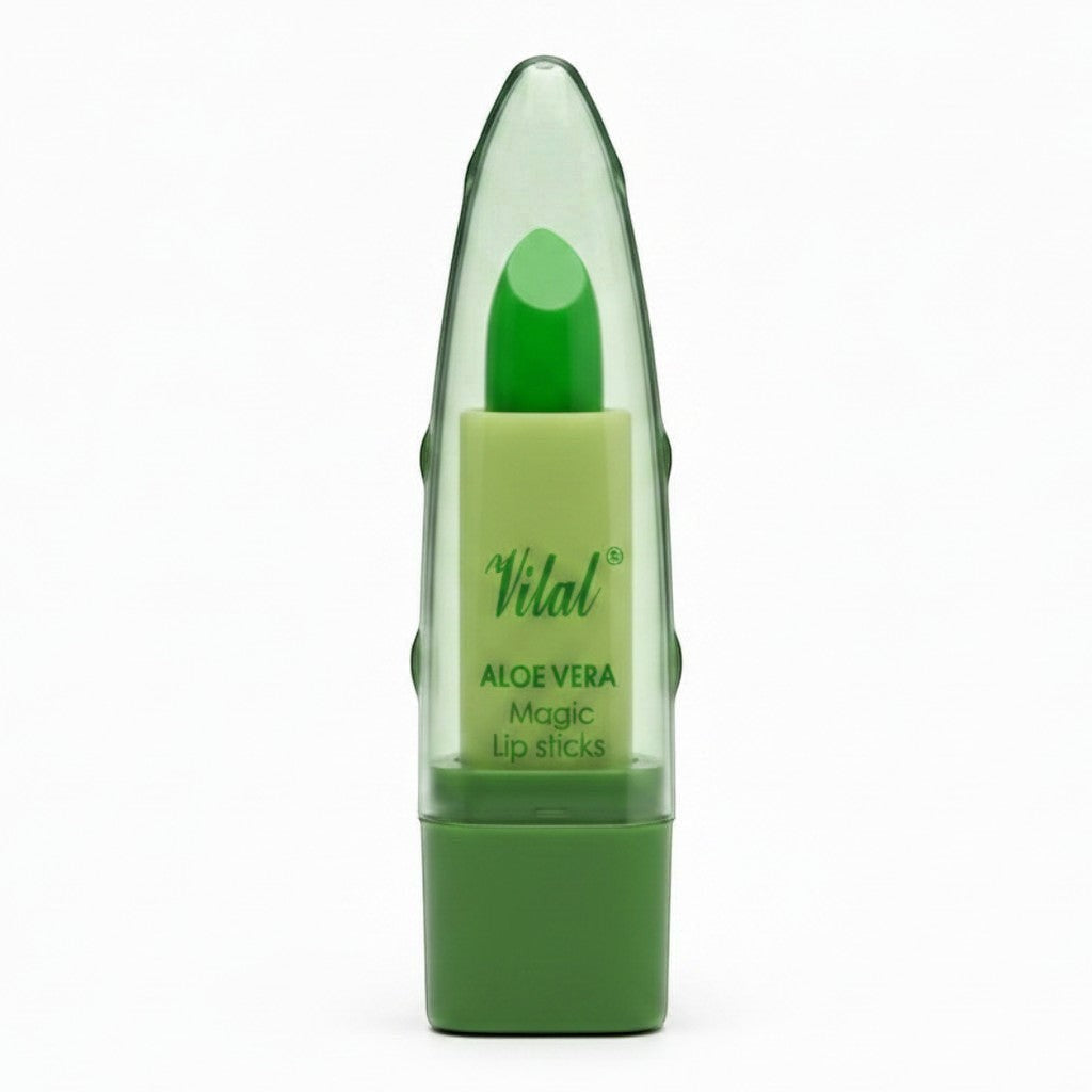 Aloe Vera Magic Lipstick Green