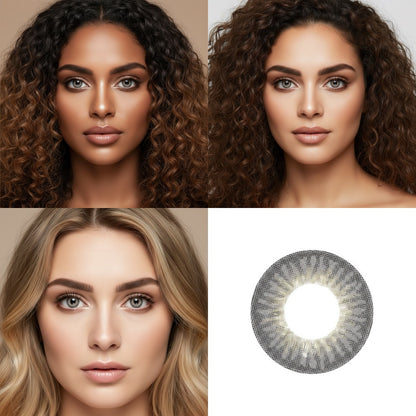 Sparkling Grey 3 Tone Contact Lens