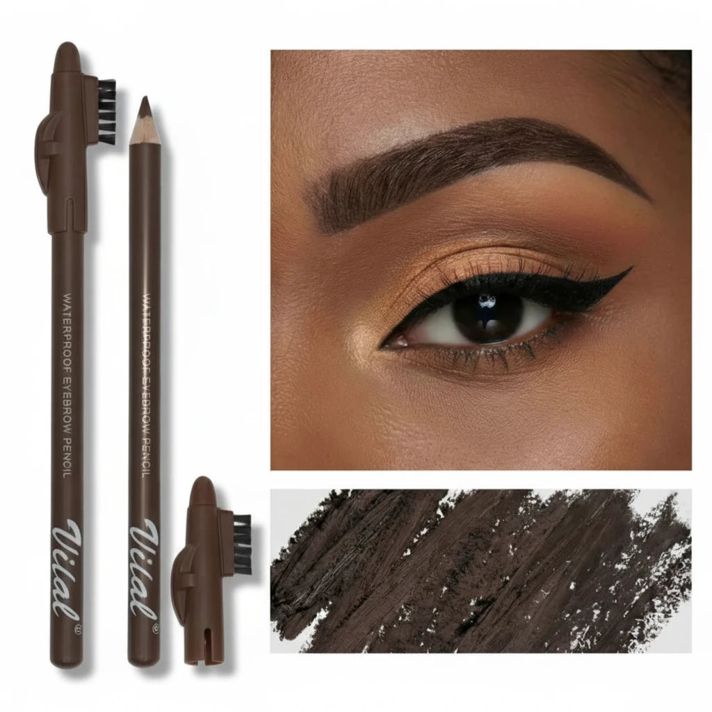 Waterproof Eyebrows Brush & Sharpener Pencil