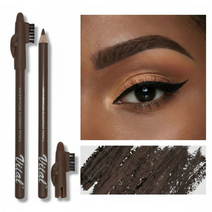 Waterproof Eyebrows Brush & Sharpener Pencil