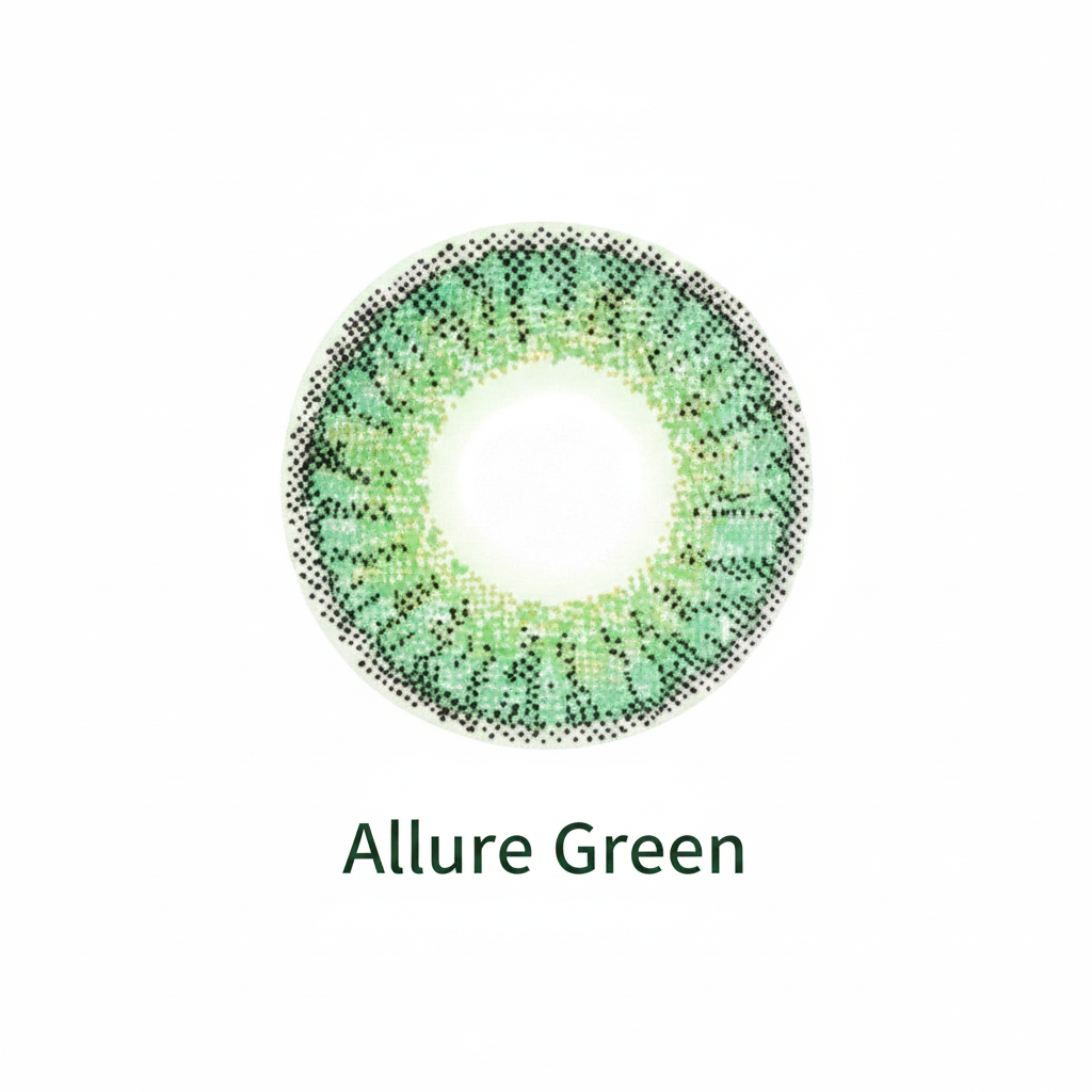 Allure Green 3 Tone Contact Lens by Vital Premium
