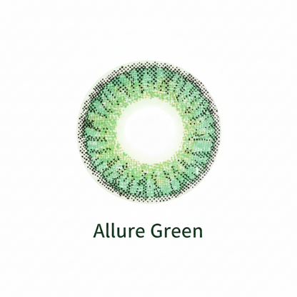 Allure Green 3 Tone Contact Lens by Vital Premium