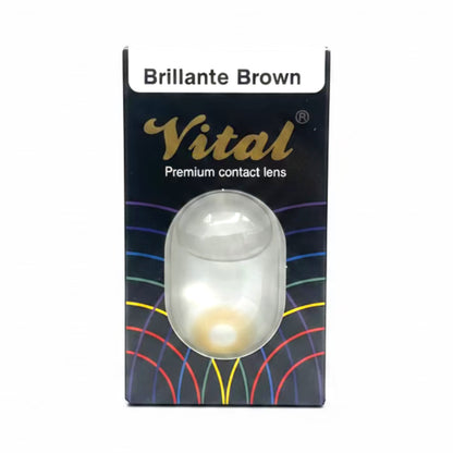 Brilliant Brown colour contact lens