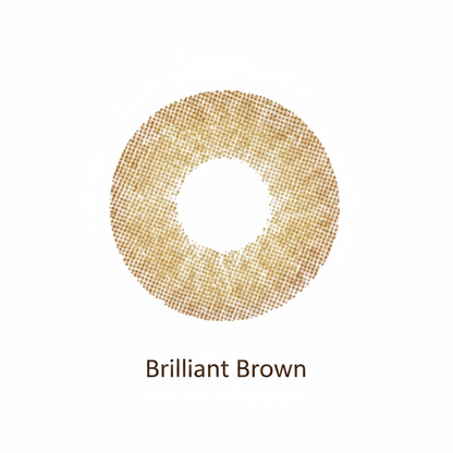 Brilliant Brown colour contact lens