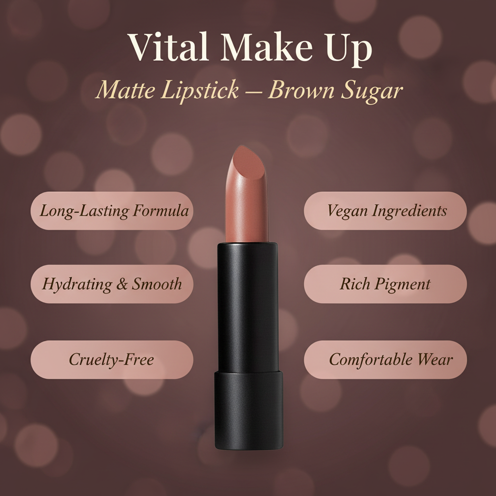 Matte Lipstick Brown Sugar