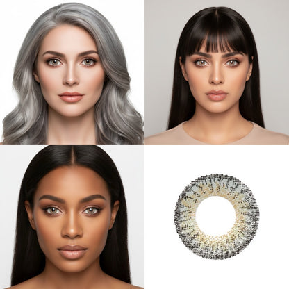 Charming Grey colour contact lens