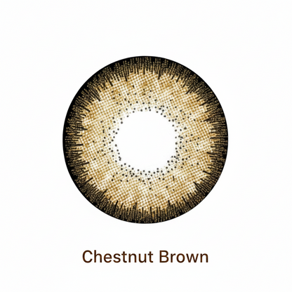 Chestnut Brown 3 Tone Contact Lens by Vital Premium