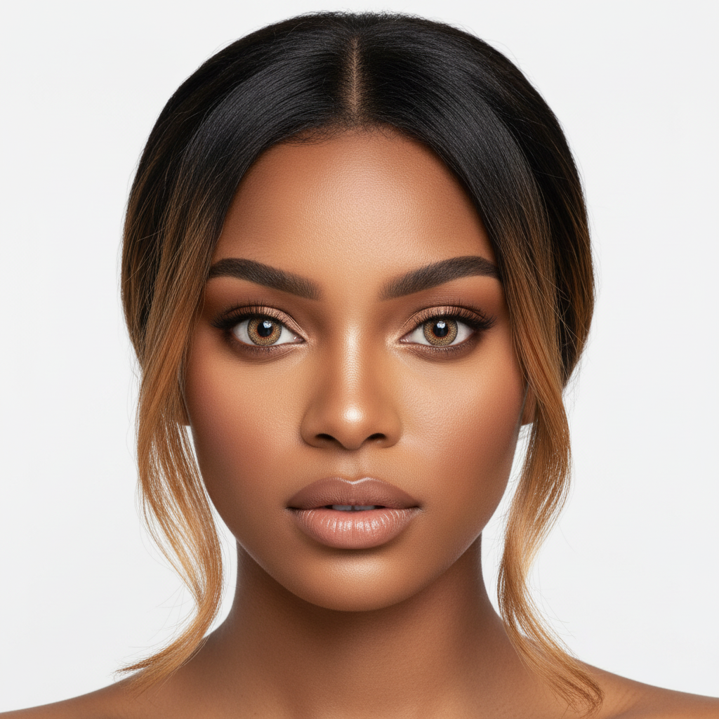 Chestnut Brown 3 tone colour lens