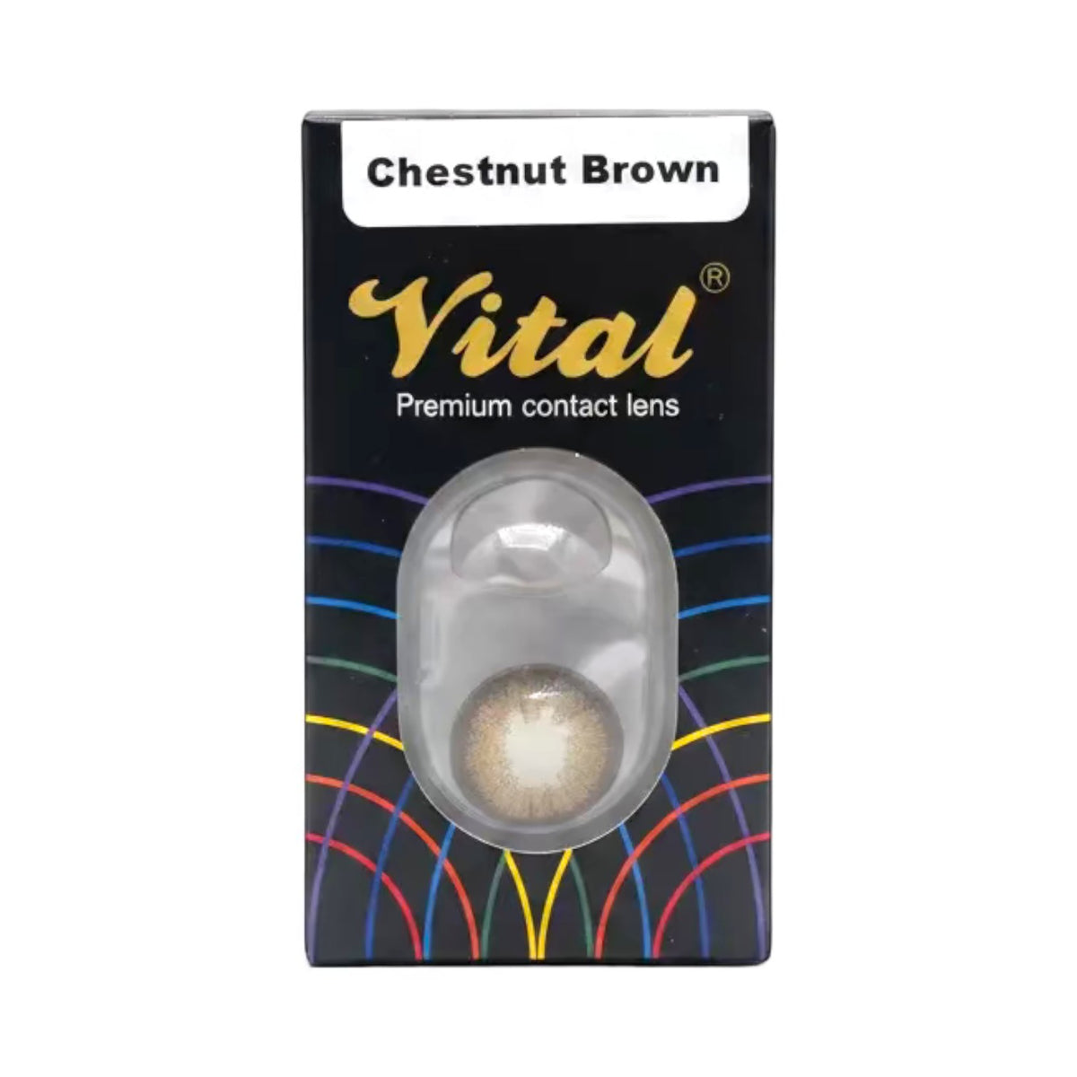 Chestnut Brown contact lens