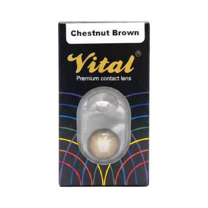 Chestnut Brown contact lens