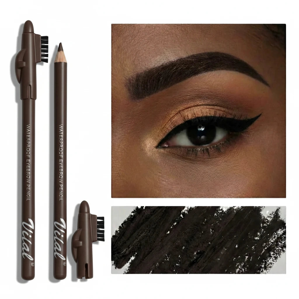 Waterproof Eyebrows Brush & Sharpener Pencil
