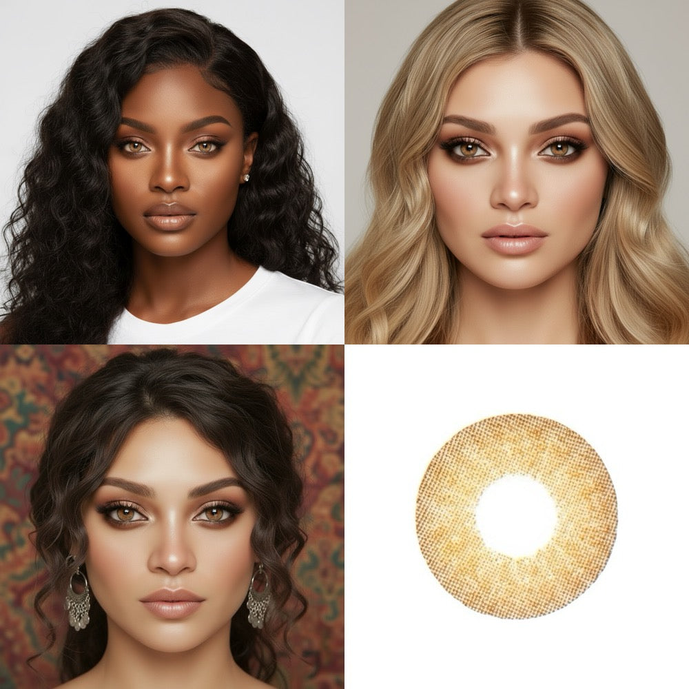 Hazel 2 Tone colour contact lens
