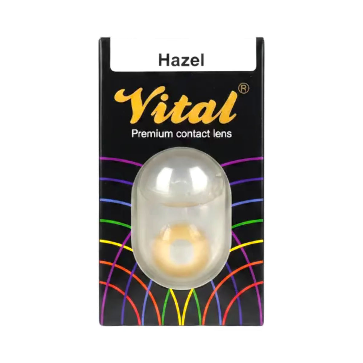 Hazel colour contact lens by Vital Premium