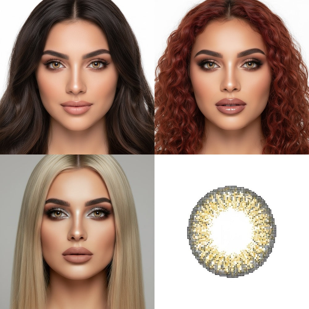 Heavenly Honey colour contact lens