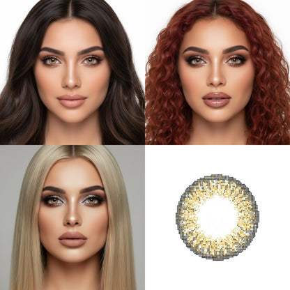 Heavenly Honey colour contact lens