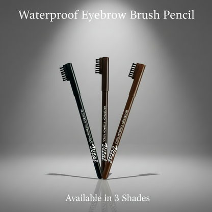 Waterproof Eyebrow Brush Pencil Black