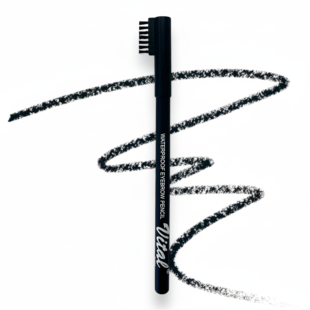 Waterproof Eyebrow Brush Pencil Black