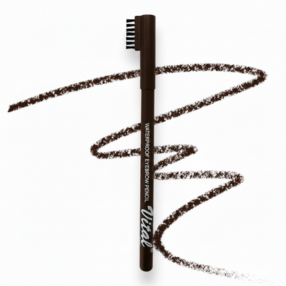 Waterproof Eyebrow Brush Pencil Dark Brown