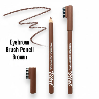 Waterproof Eyebrow Brush Pencil Brown