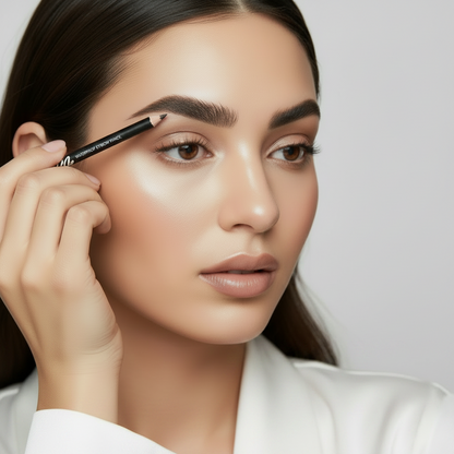 Waterproof Eyebrow Brush Pencil Black