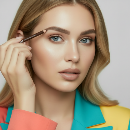 Waterproof Eyebrow Brush Pencil Dark Brown