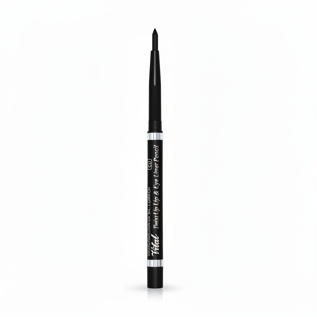 Twist Up Lip & Eyeliner Black