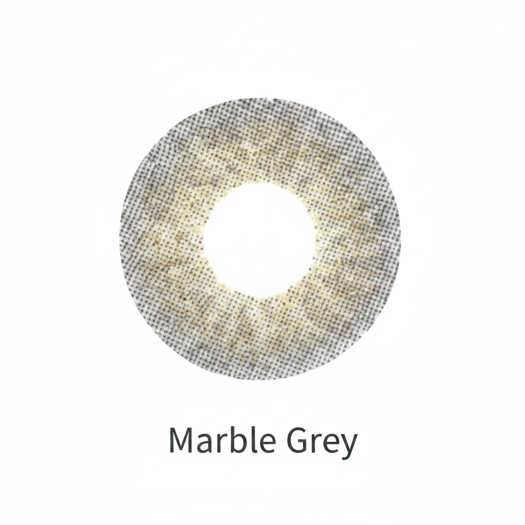 Marble Grey 2 Tone Contact Lens