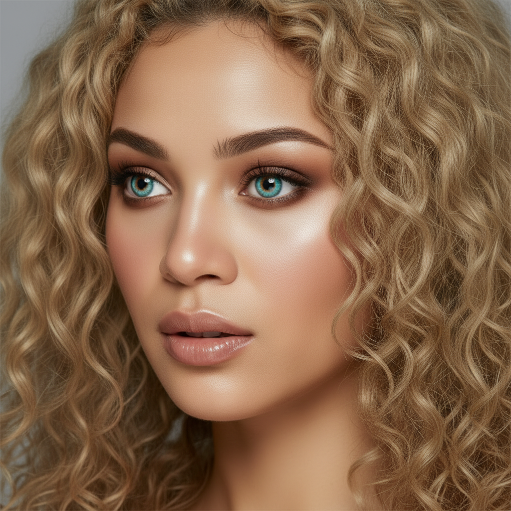 Marine Blue 3 Tone Contact Lens