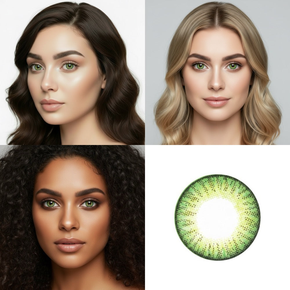 Natural Green 3 Tone Contact Lens