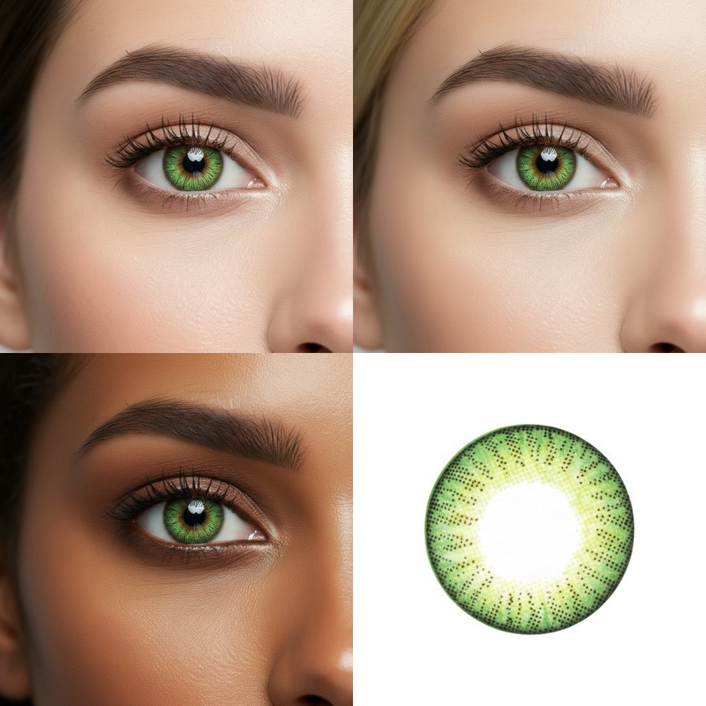 Natural Green 3 Tone Contact Lens