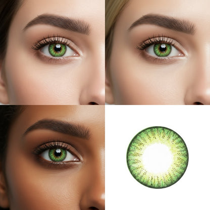 Natural Green 3 Tone Contact Lens