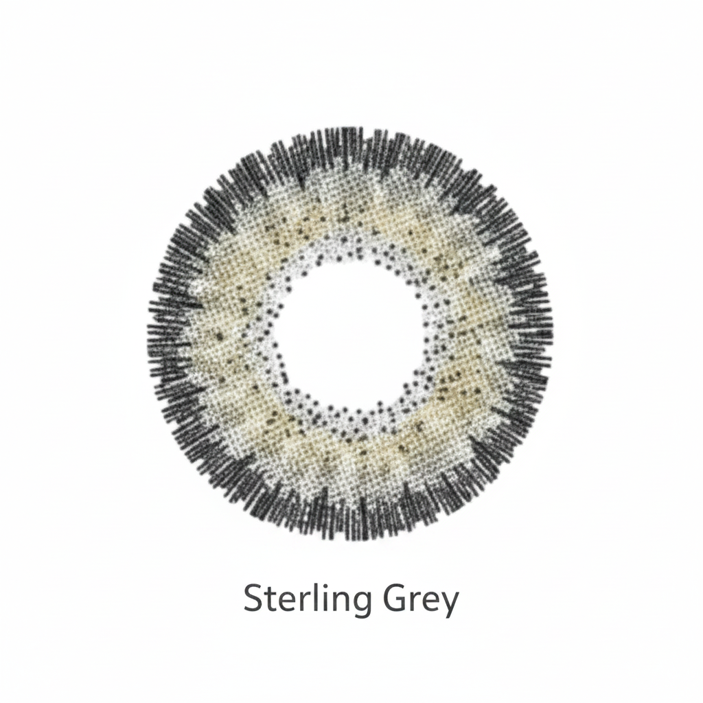 Sterling Grey 3 Tone Contact Lens