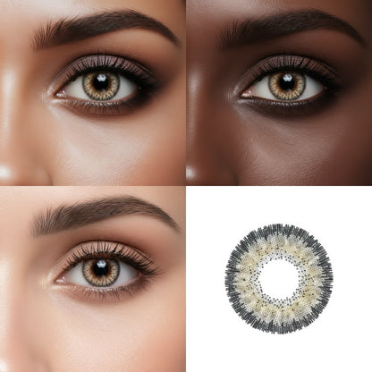 Sterling Grey 3 Tone Contact Lens