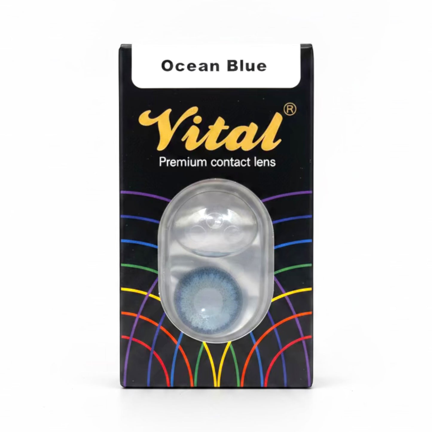 Ocean Blue 3 Tone Contact Lens