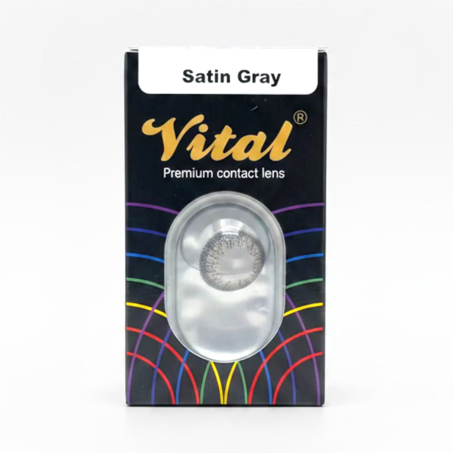 Satin Grey 3 Tone Contact Lens